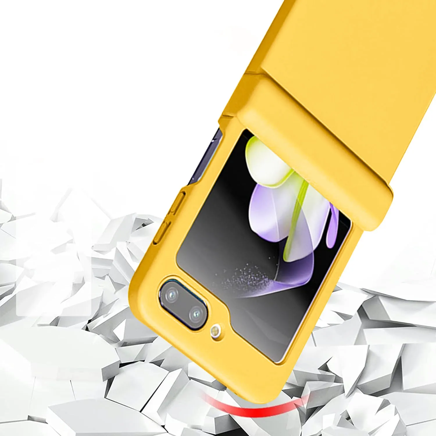 Etui Soft do Samsung Galaxy Z Flip 5 - Żółty