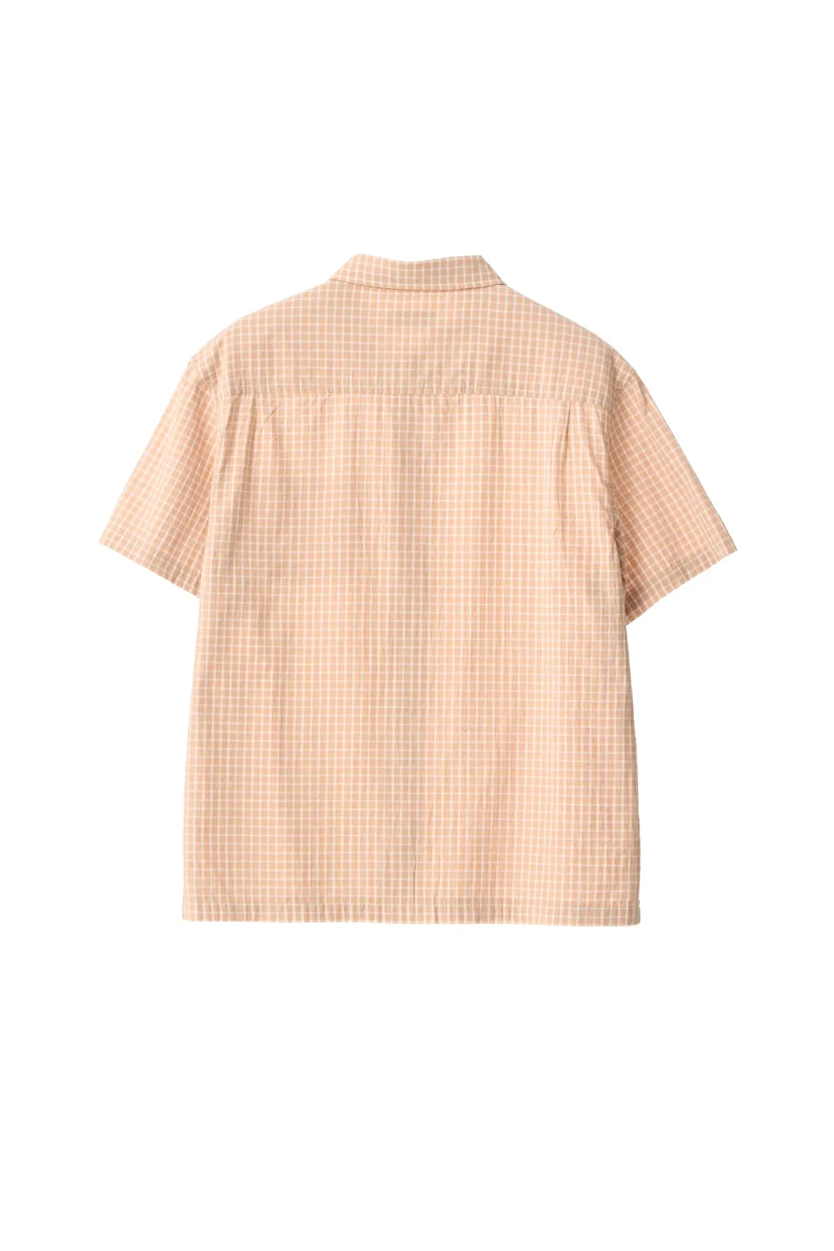 FLIP CHECK SHIRT - TAN CHECK