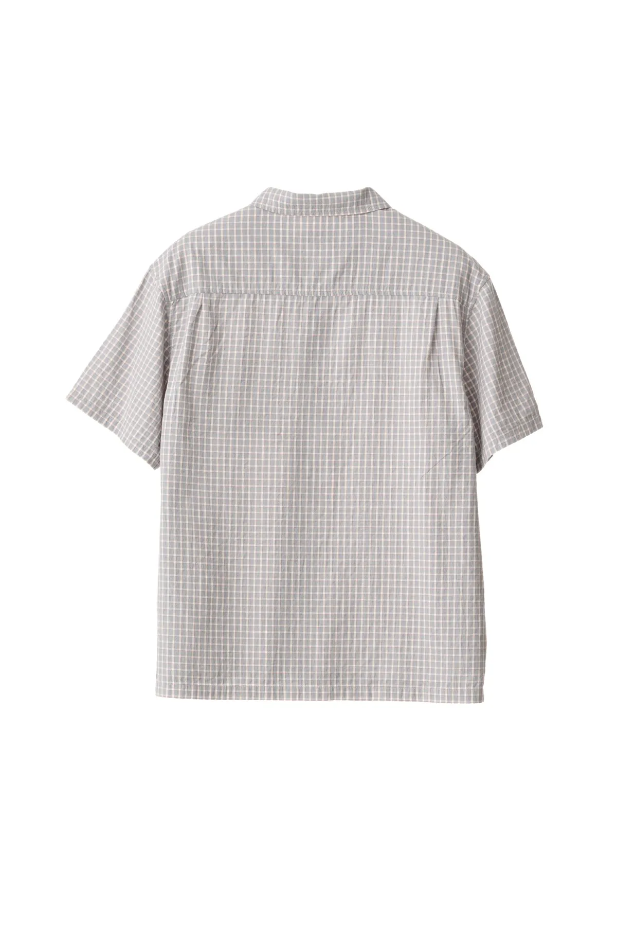 Flip Check SS Shirt - Slate Check