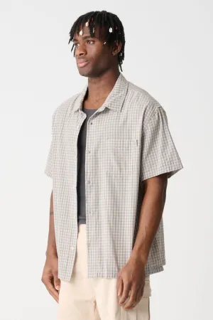 Flip Check SS Shirt - Slate Check