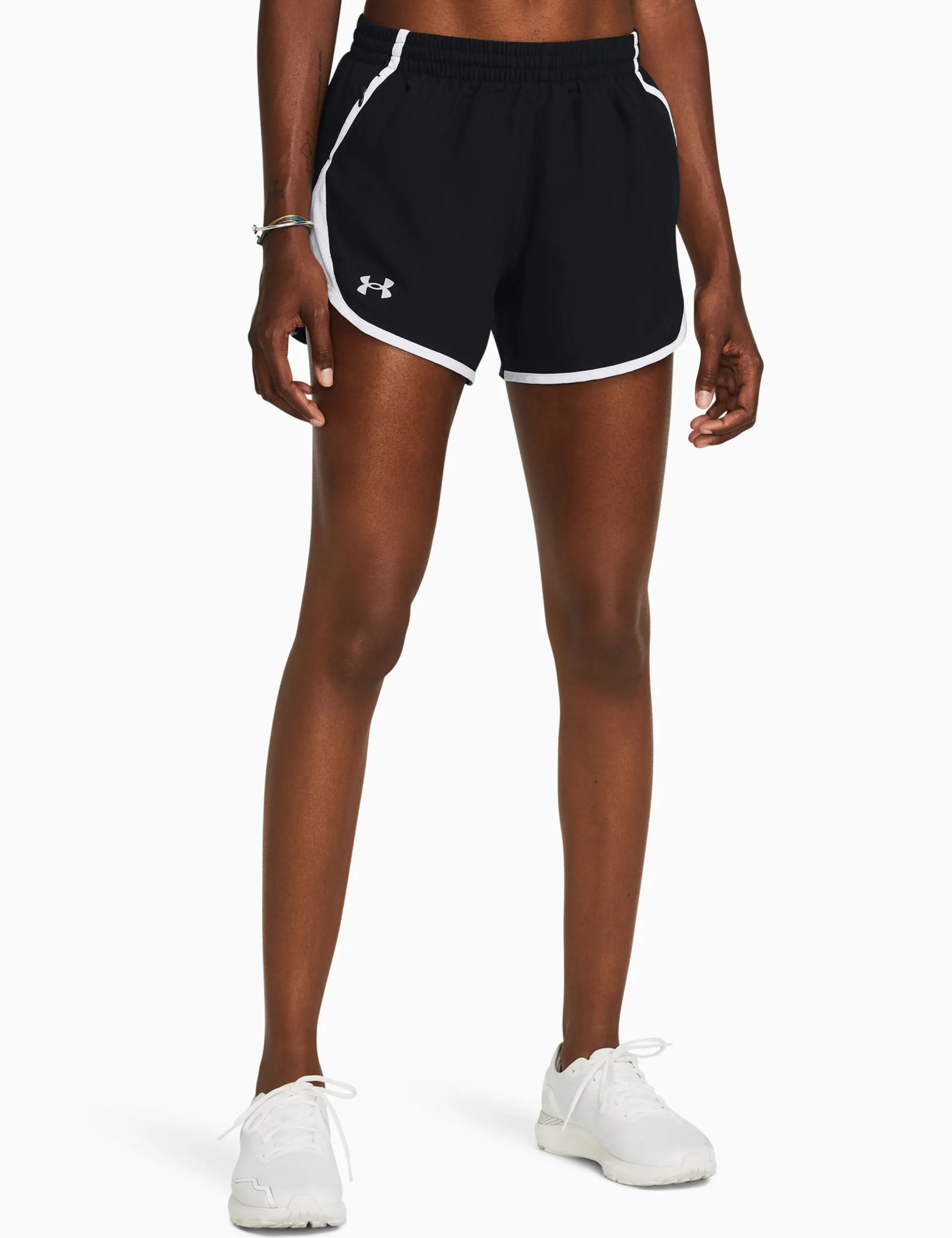 Fly-By 3" Shorts - Black/White