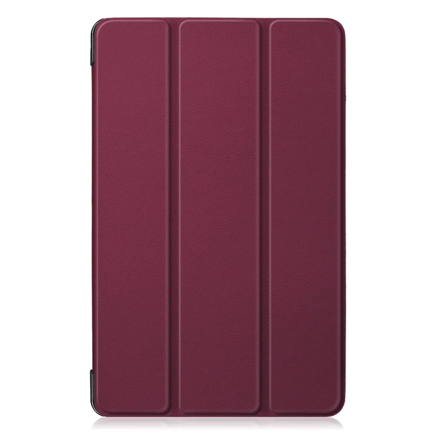 For Samsung Tab A 10.1 2019 T510 t515 Tablet PC Protective Case Flip Type Red wine