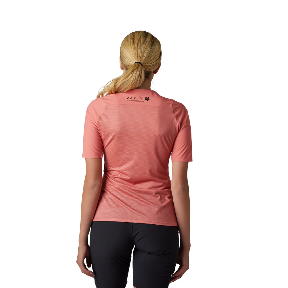 Fox Womens Flexair Ascent Ss Jersey [Salmon]