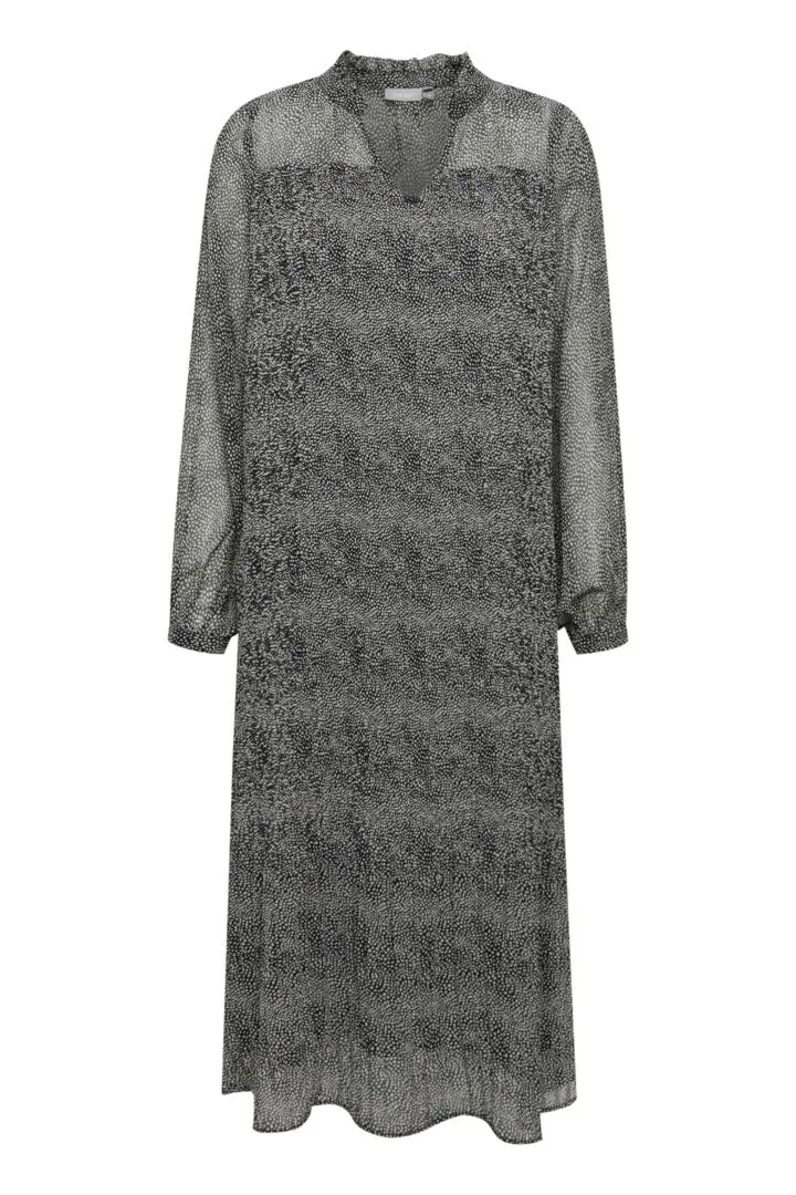 Fransa Plisse Dress