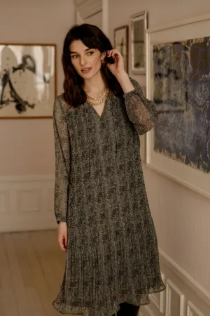 Fransa Plisse Dress