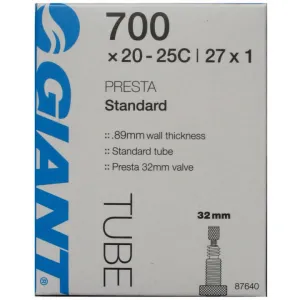 Giant Tube 700 x 20-25 32mm Presta Valve Bicycle Tube