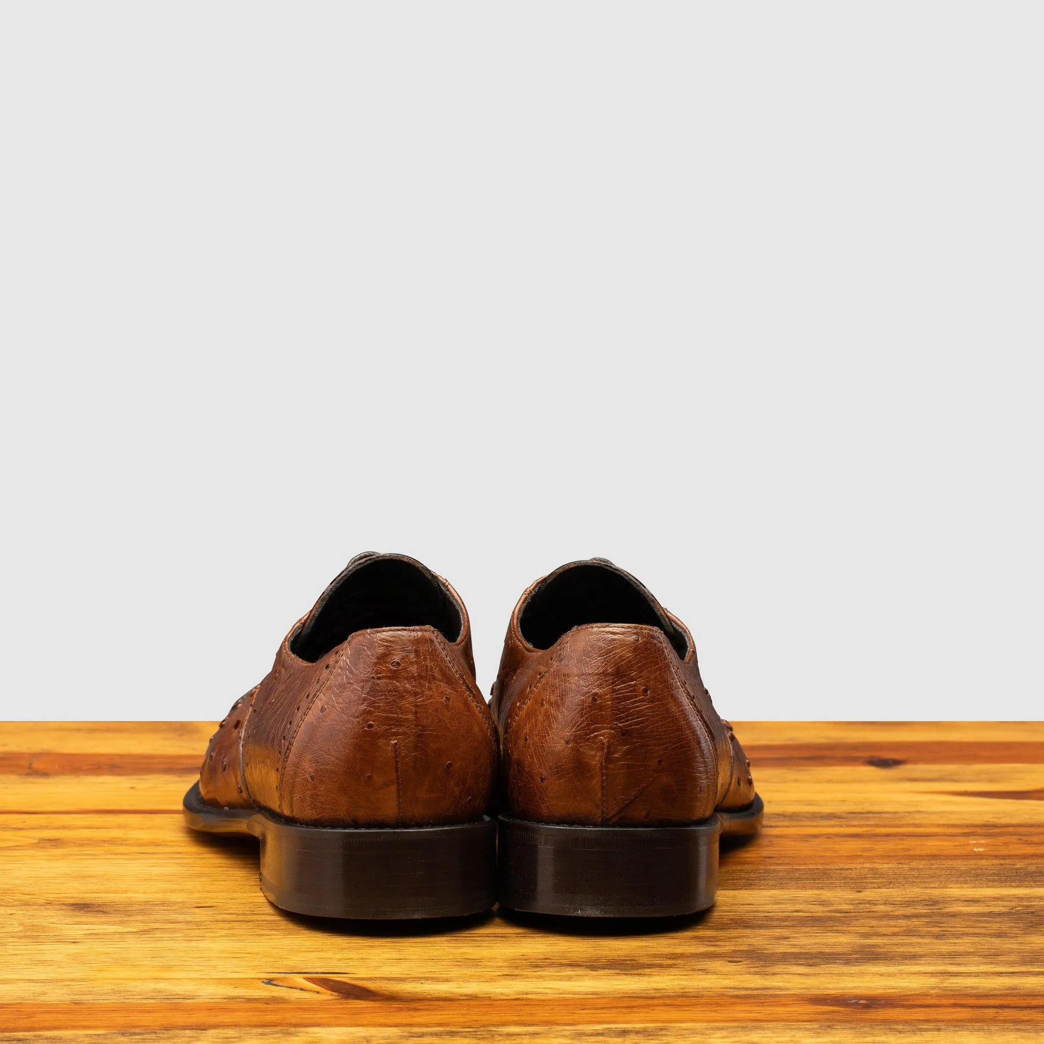 H777 Calzoleria Toscana Men's Ostrich Cap Toe