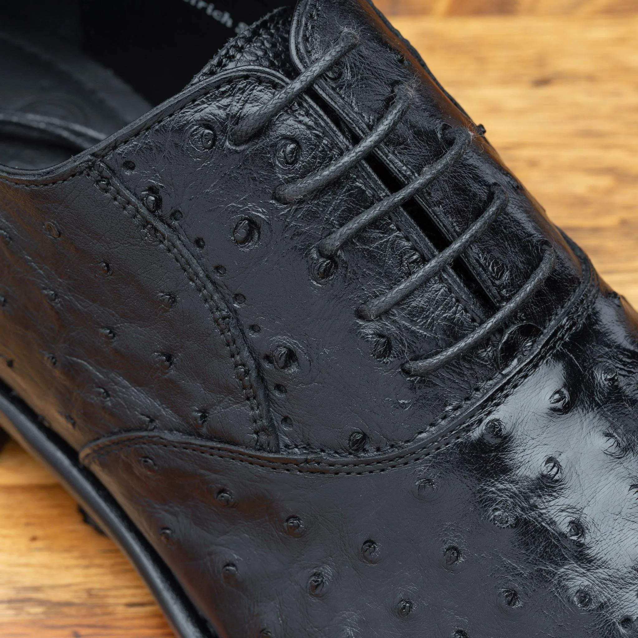 H777 Calzoleria Toscana Men's Ostrich Cap Toe