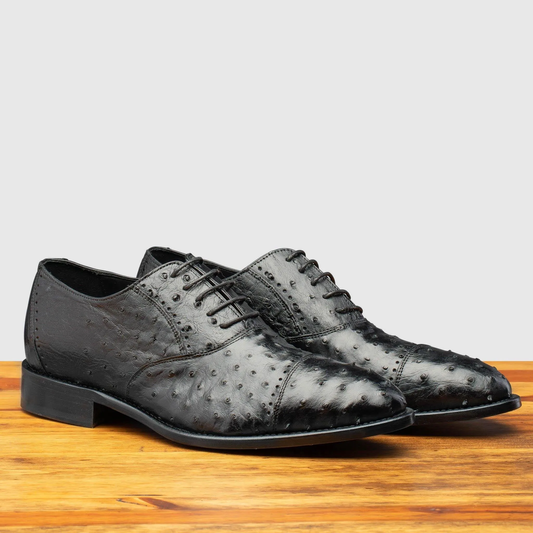 H777 Calzoleria Toscana Men's Ostrich Cap Toe