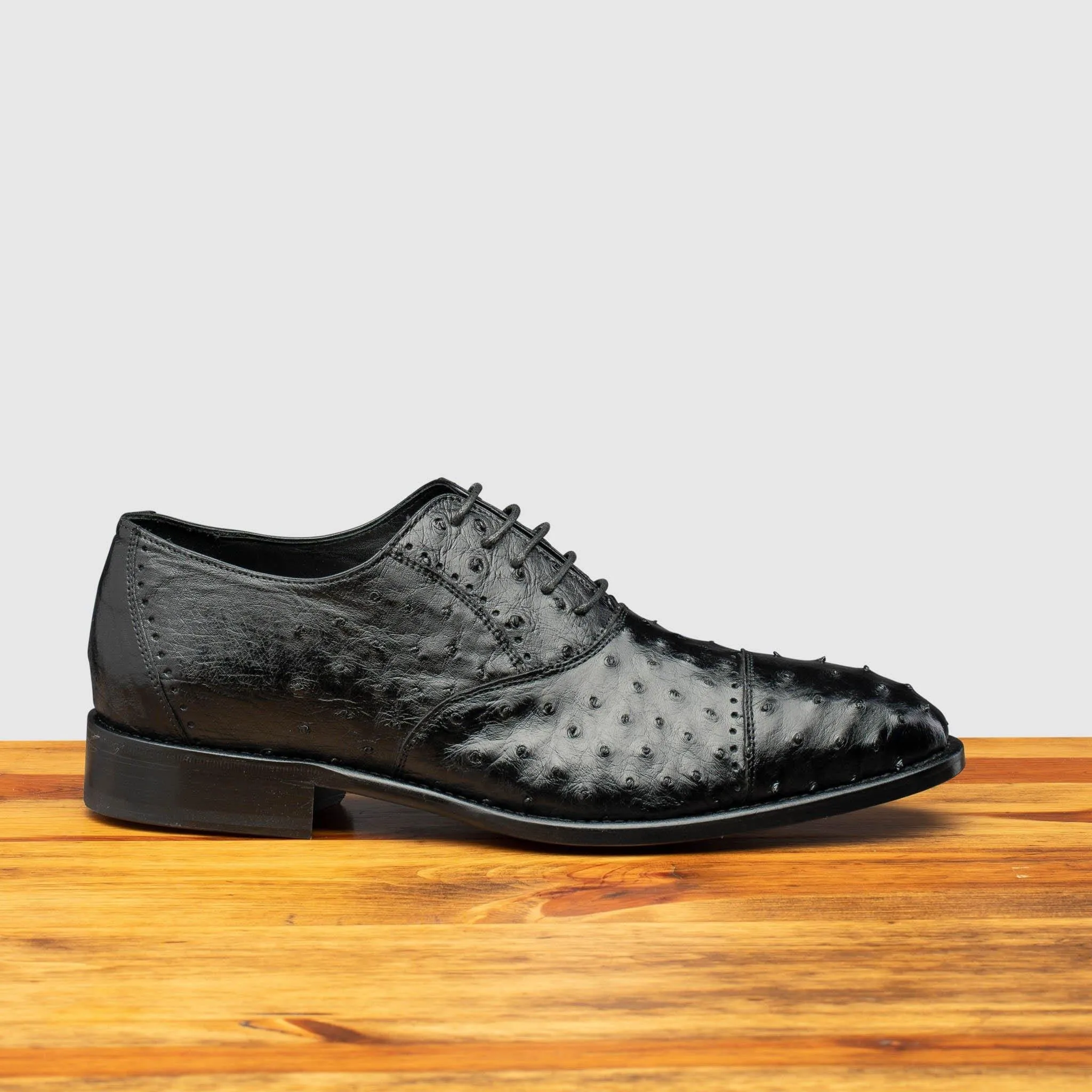 H777 Calzoleria Toscana Men's Ostrich Cap Toe