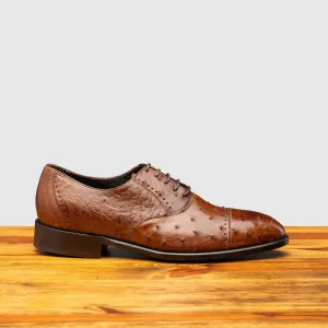 H777 Calzoleria Toscana Men's Ostrich Cap Toe