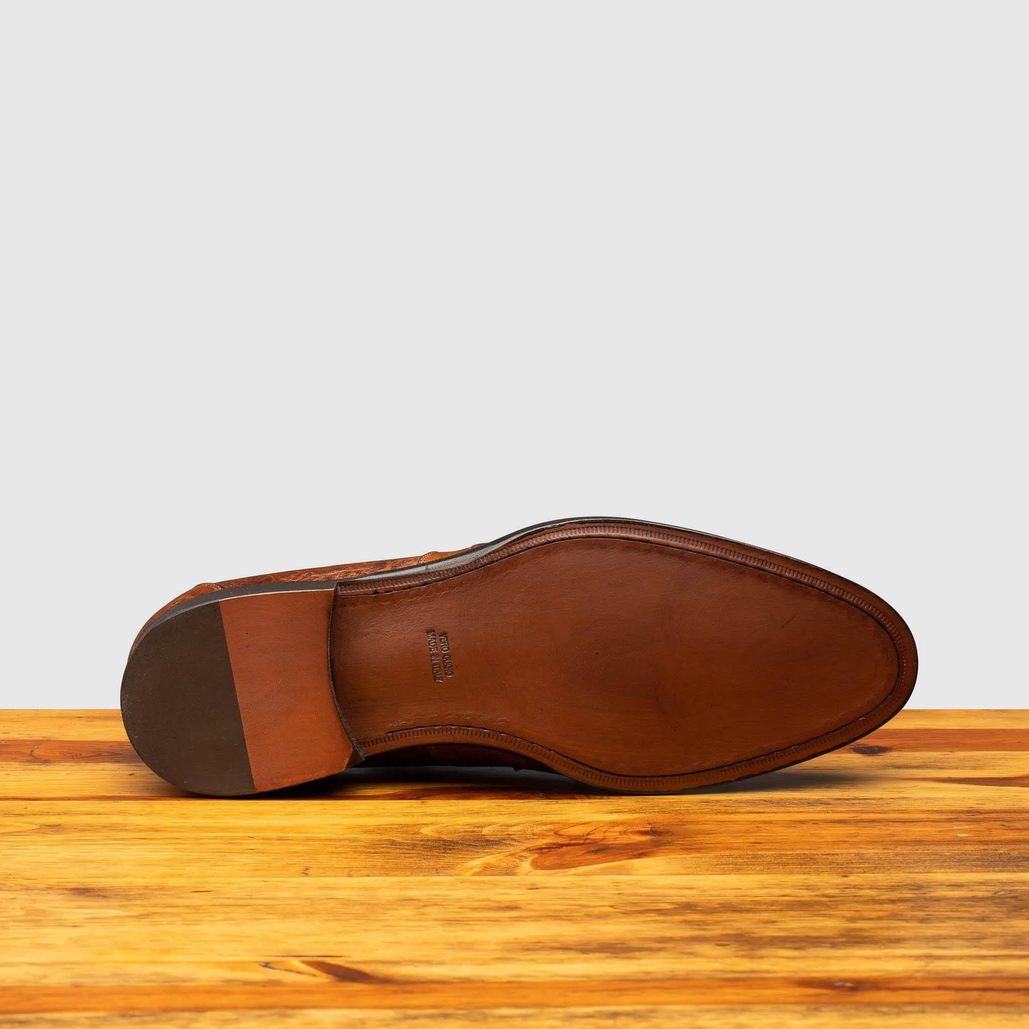 H777 Calzoleria Toscana Men's Ostrich Cap Toe