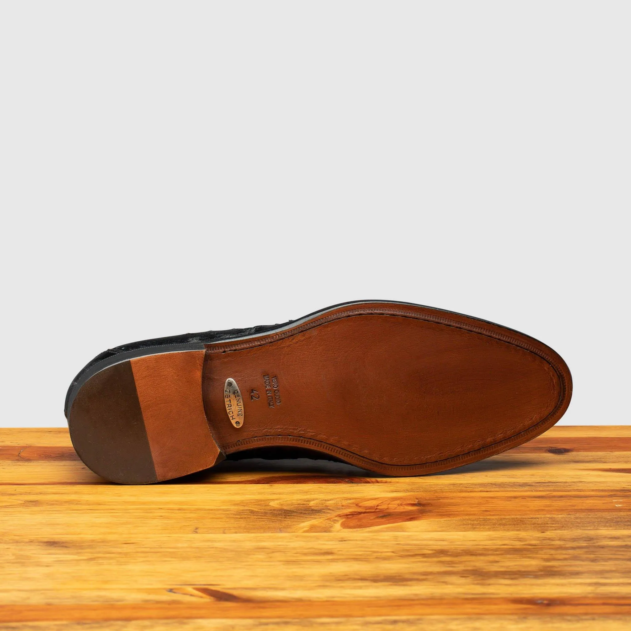 H777 Calzoleria Toscana Men's Ostrich Cap Toe