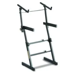 Hercules Keyboard Adjustable Z Stand with EZ-LOK 2nd Tier