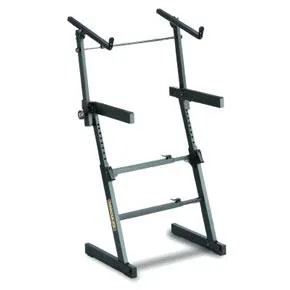 Hercules Keyboard Adjustable Z Stand with EZ-LOK 2nd Tier