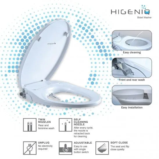 Higeniq Bidet Washer - 48cm 0019