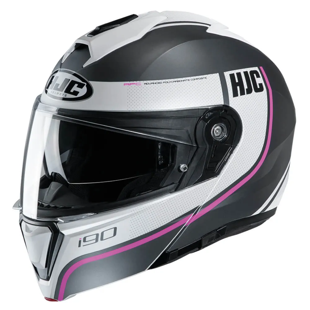 HJC I90 Davan Flip Up Helmet Pink