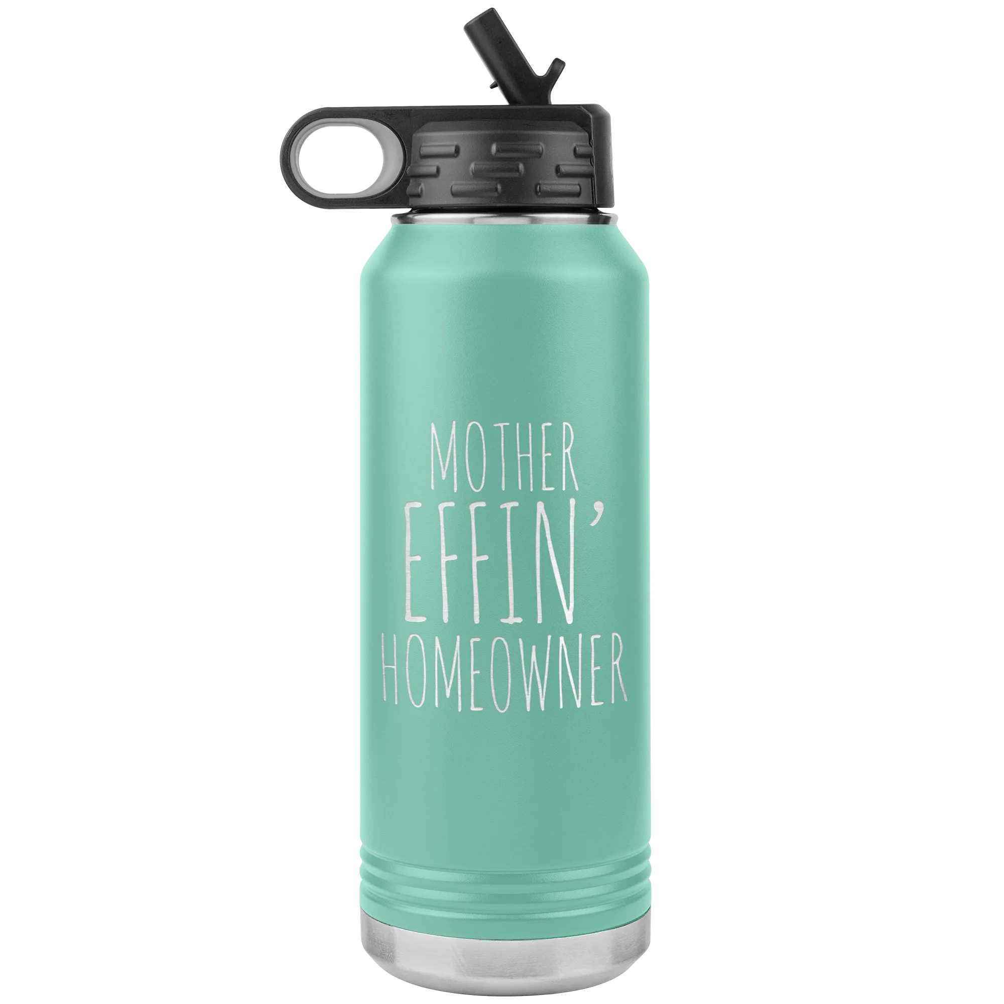 Housewarming Gift Funny New Homeowner Gifts First Home Homeowner Housewarming Funny Brand New Home Insulated Water Bottle 32oz BPA Free