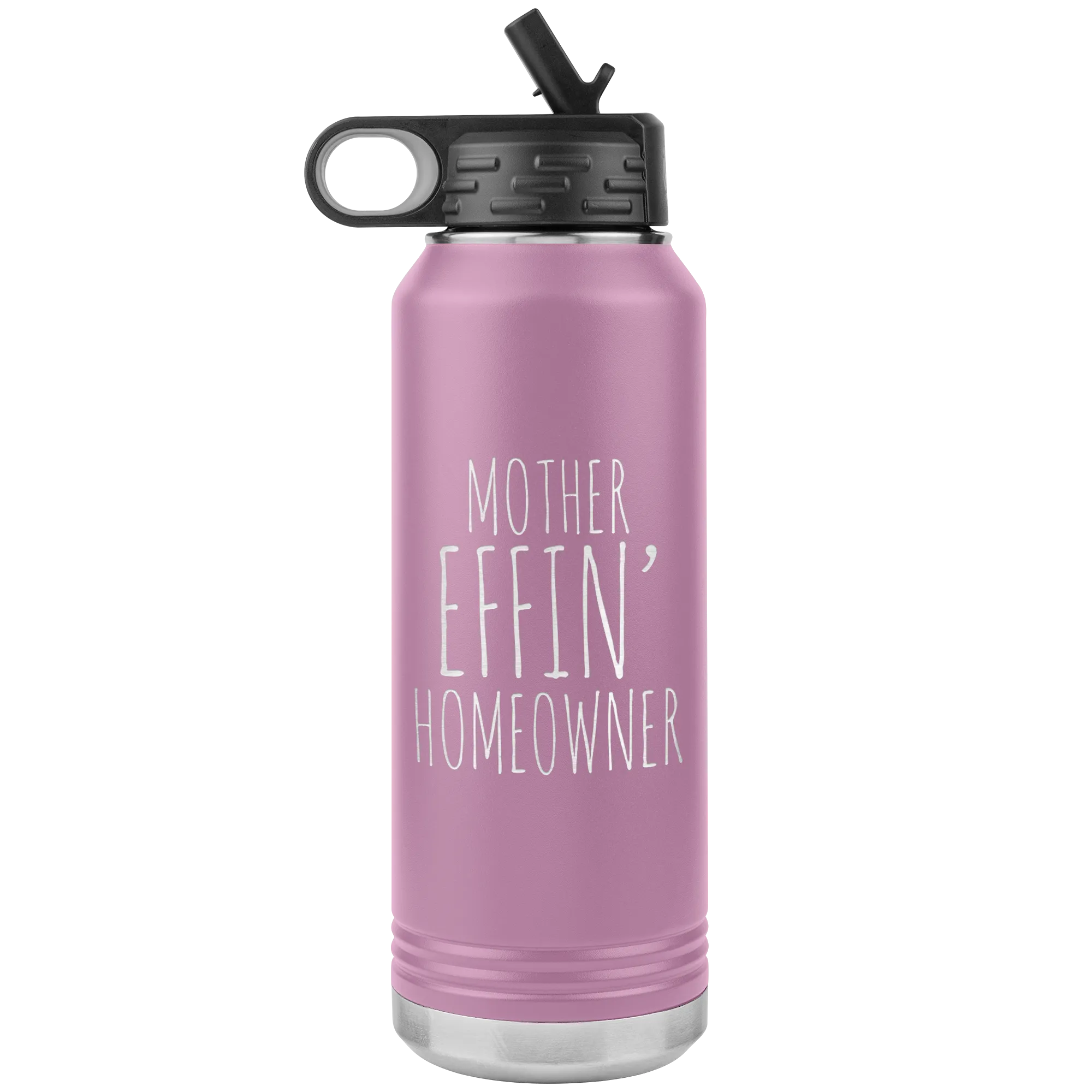 Housewarming Gift Funny New Homeowner Gifts First Home Homeowner Housewarming Funny Brand New Home Insulated Water Bottle 32oz BPA Free
