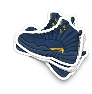 Jordan 12 "Michigan" Sneaker Sticker