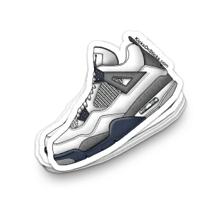 Jordan 4 "Navy White Cement" Sneaker Sticker