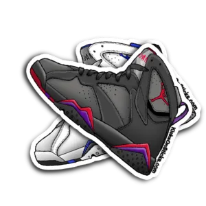 Jordan 7 "Charcoal" Sneaker Sticker