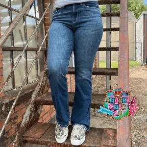 Judy Blue Boot Cut High Waist Dark Jeans