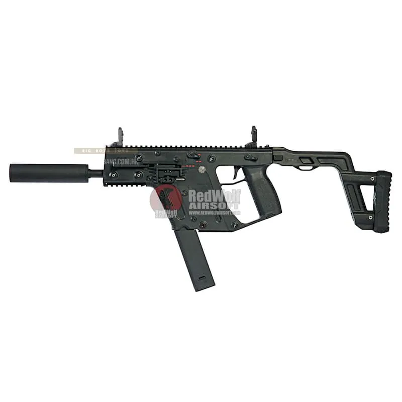 KRYTAC KRISS Vector AEG SMG Rifle w/ Mock Suppressor - Black