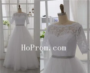 Lace Long Prom Dresses,Short Sleeve Prom Dress,Evening Dress