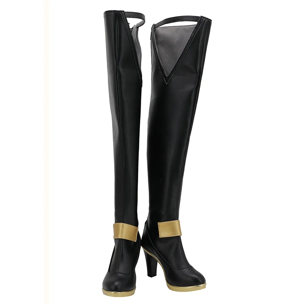 League of Legends LOL KDA Ahri The Nine Halloween Costumes Accessory Tailed Fox Cosplay Shoes Boots
