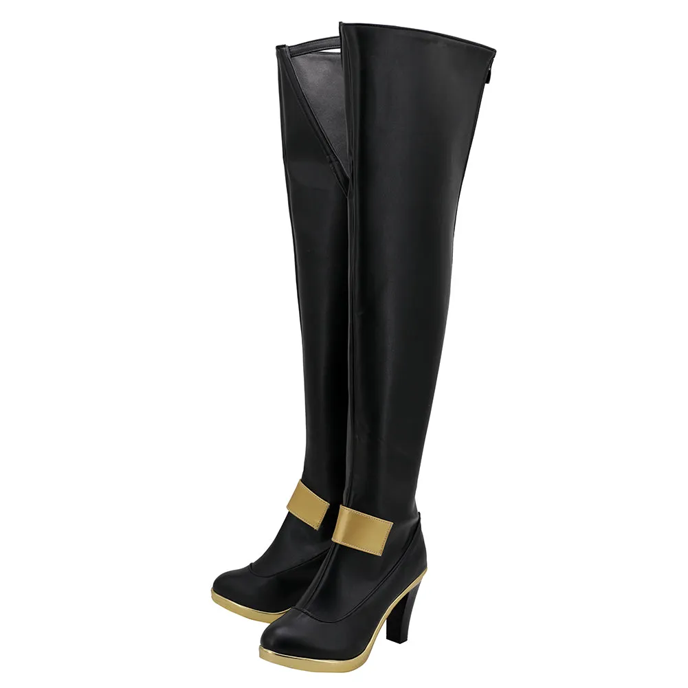 League of Legends LOL KDA Ahri The Nine Halloween Costumes Accessory Tailed Fox Cosplay Shoes Boots