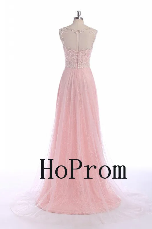 Lovely Pink Prom Dresses,A-Line Prom Dress,Evening Dress