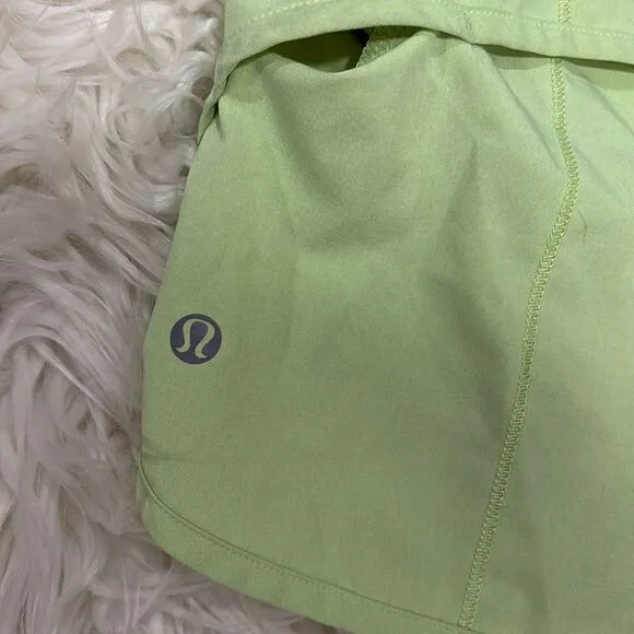 Lululemon Speed Up Short Chartreuse &amp; Gray