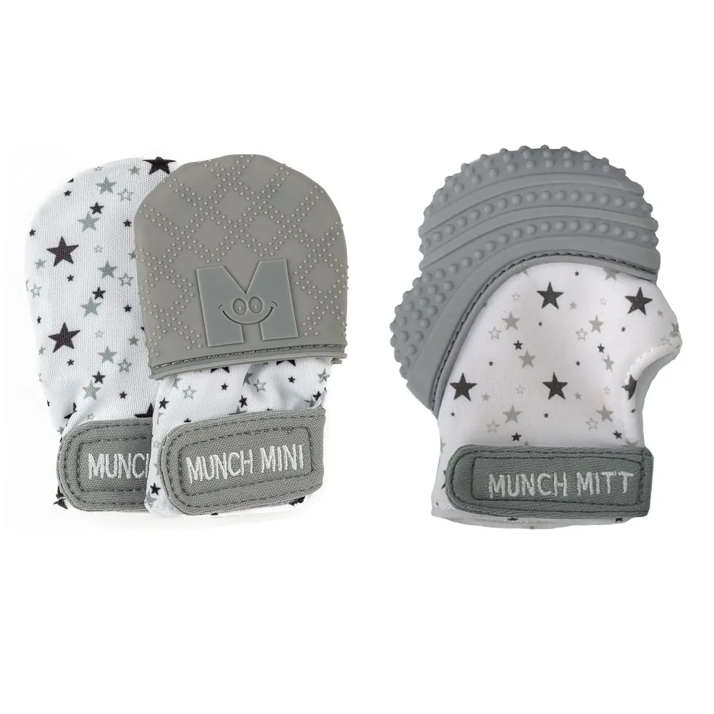 Malarkey Kids Munch Mini/Munch Mitt Combo (Grey Star)