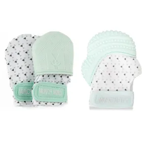 Malarkey Kids Munch Mini/Munch Mitt Combo (Mint Triangle)