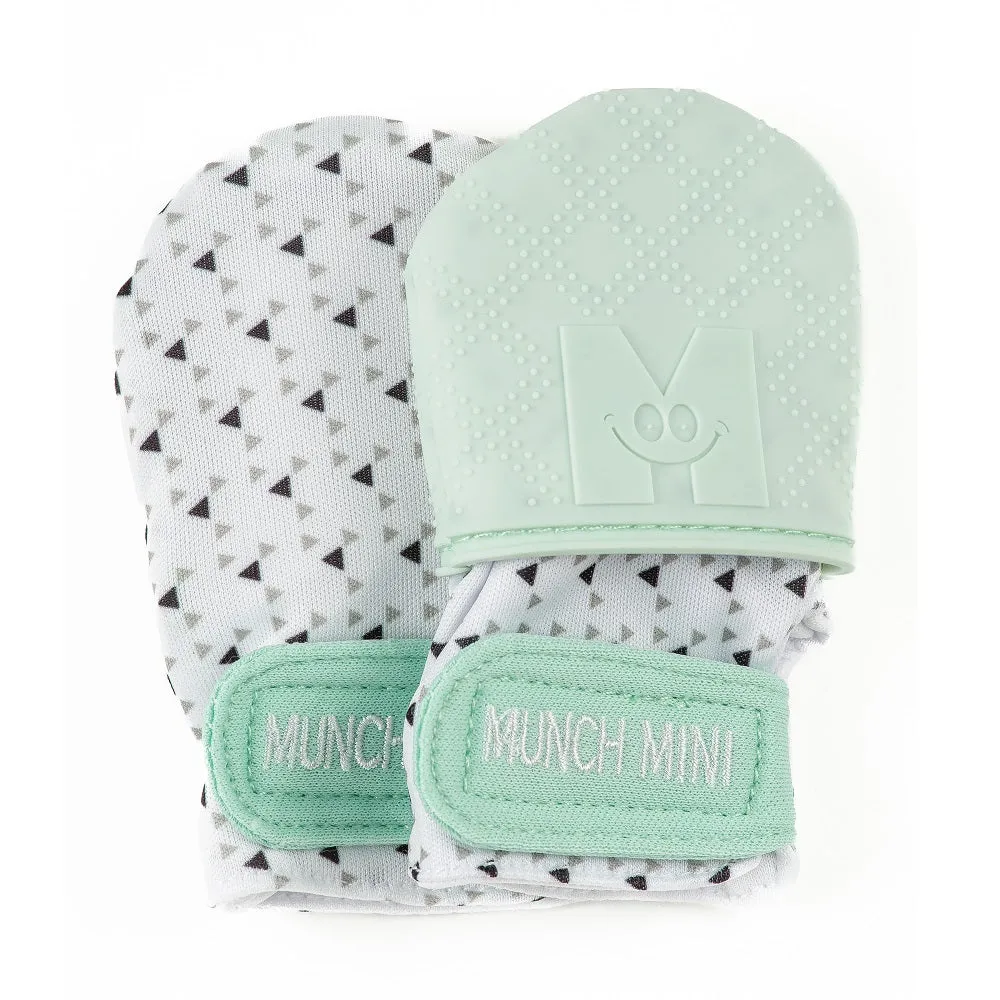 Malarkey Kids Munch Mini/Munch Mitt Combo (Mint Triangle)
