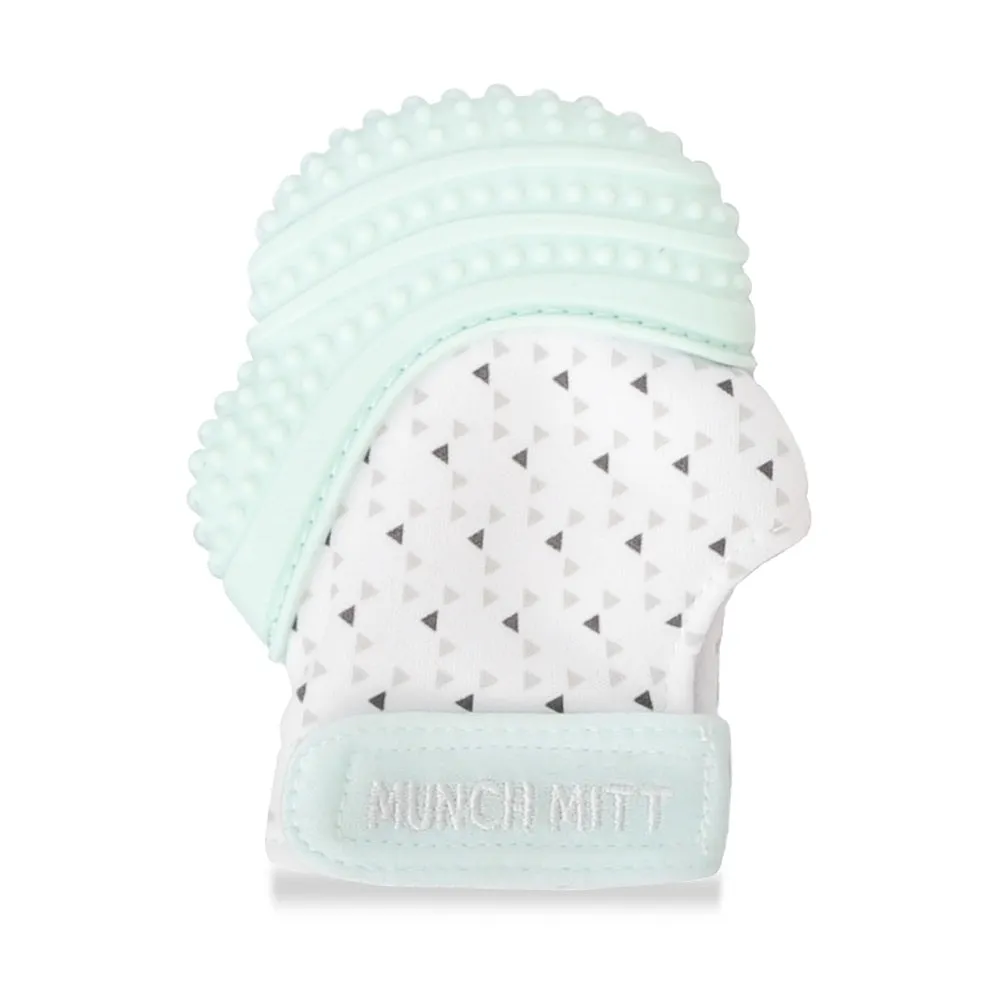 Malarkey Kids Munch Mini/Munch Mitt Combo (Mint Triangle)