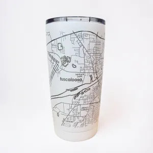 Map of Tuscaloosa Insulated Tumbler