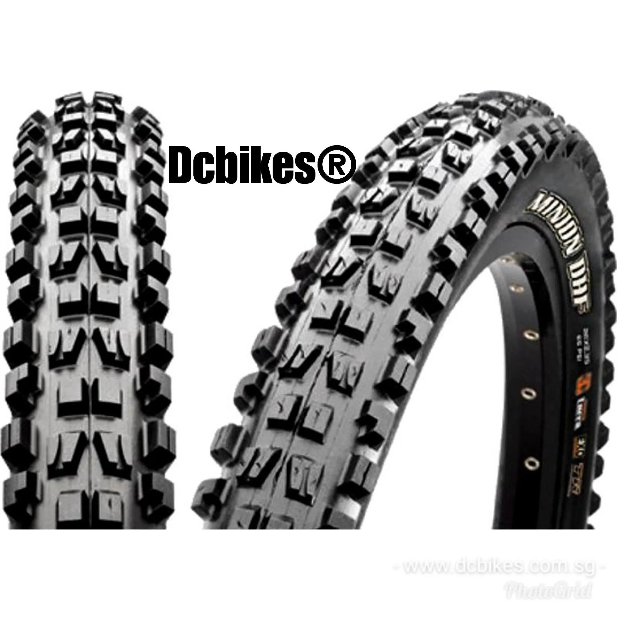 Maxxis 26 X 2.5 Minion DHF EXO 3C MTB Trail Tubeless Ready Folding Tyre (1 Tire)