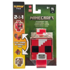 Minecraft Flippin Figs 2 in 1 - Mooshroom and Cow
