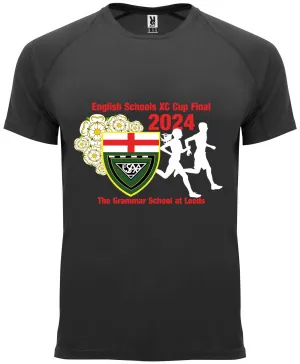 More Mile ESAA Leeds XC Final 2024 Short Sleeve Running Top - Black