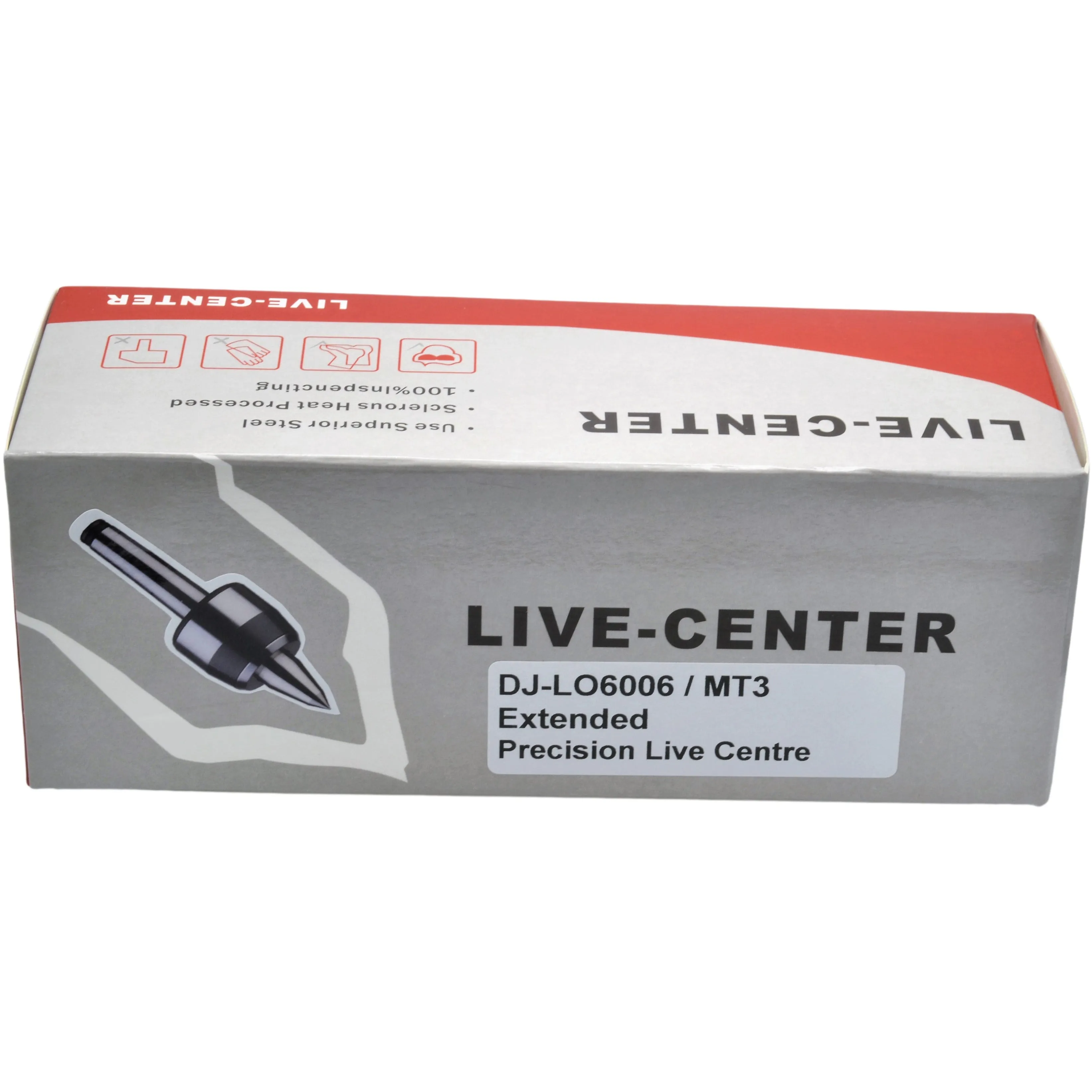 Morse Taper 3 Extended Nose High Speed Live Centre