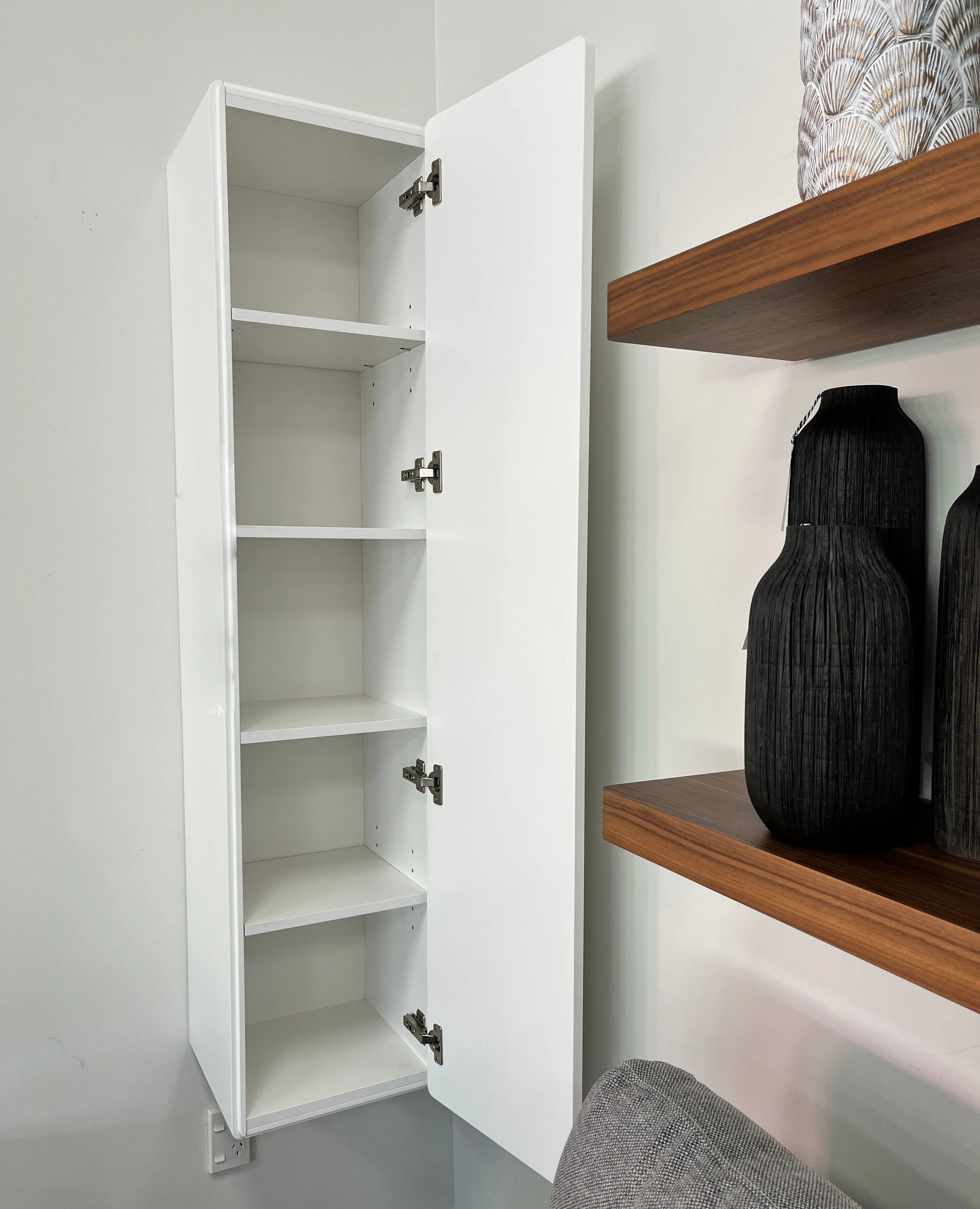 Mossman Wall Storage Unit - High Gloss White