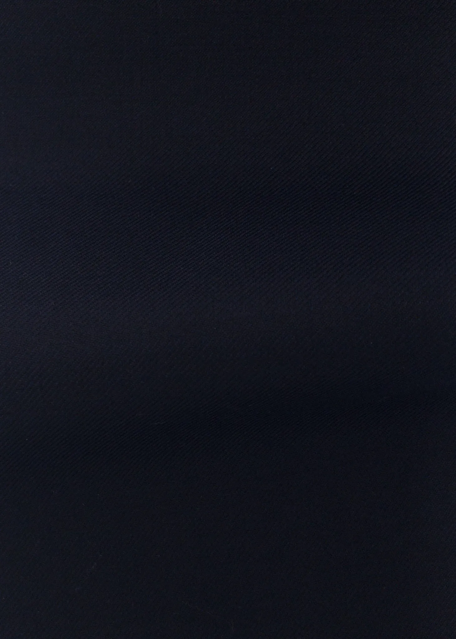 Navy Solid Plain Weave Trousers