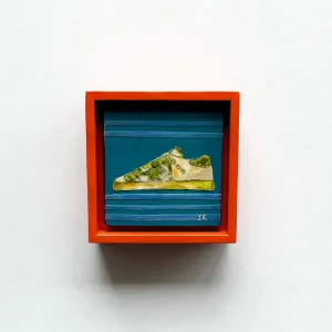 Orange and Teal Shoe