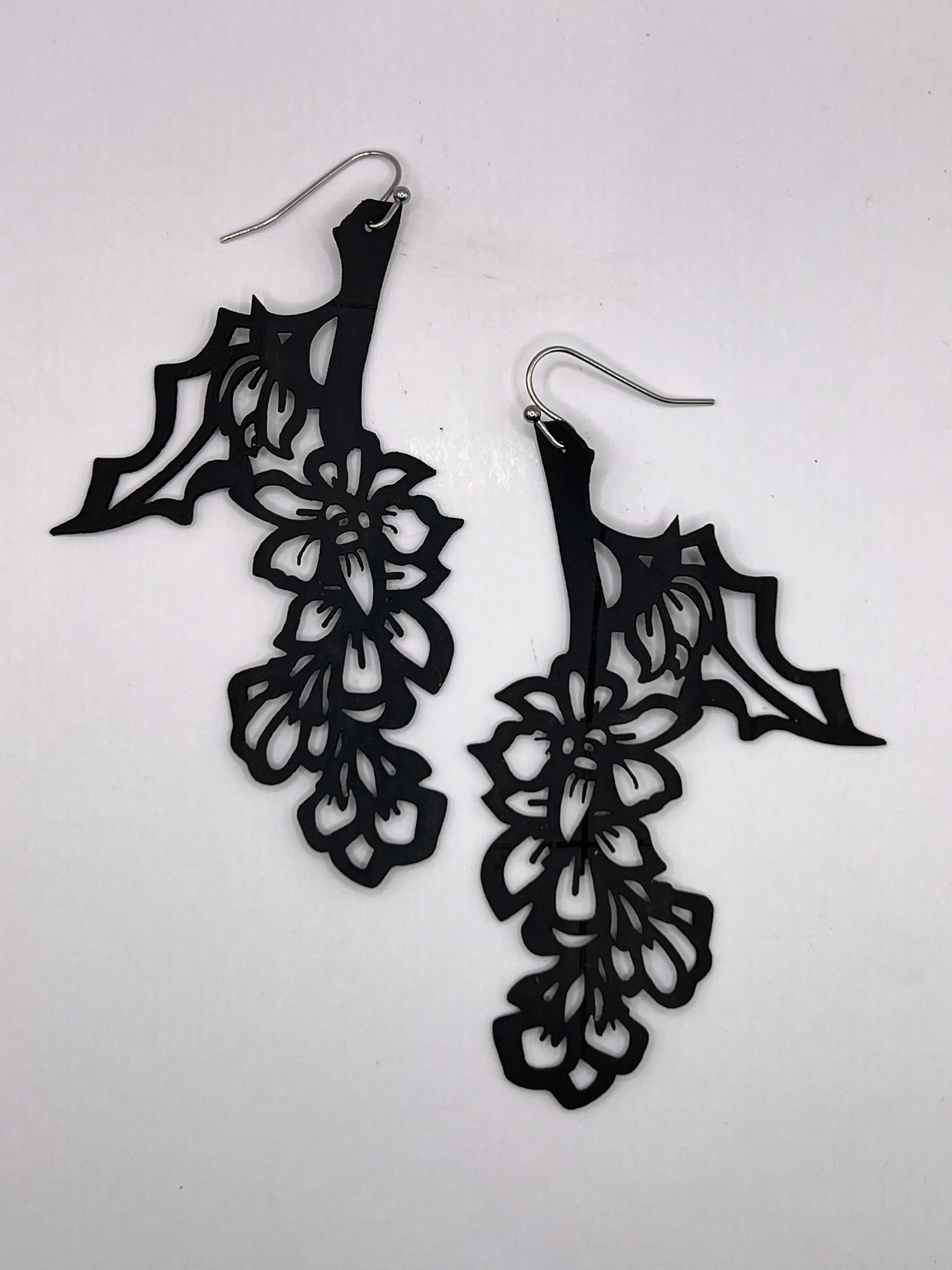 Oregon Grape Rubber Earring