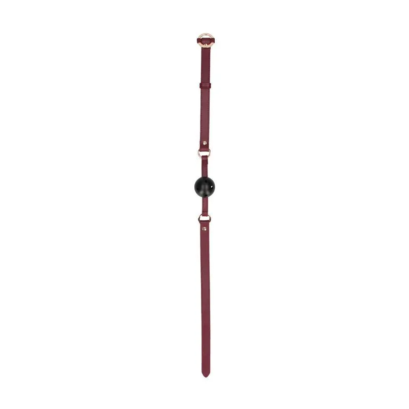 OUCH! Halo - Breathable Ball Burgundy Gag