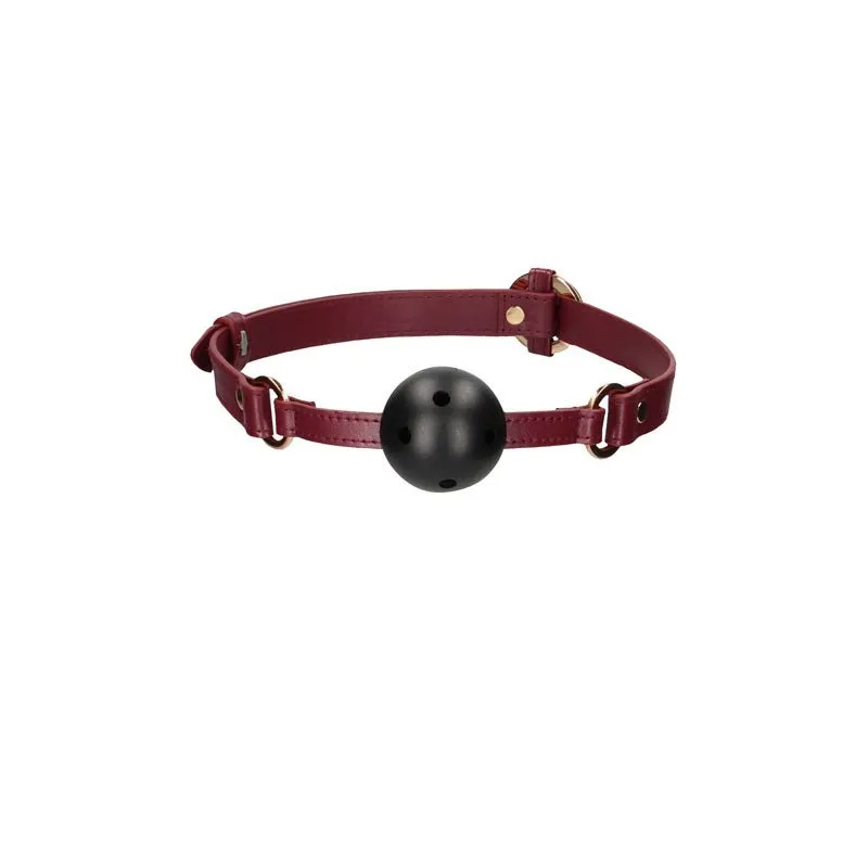 OUCH! Halo - Breathable Ball Burgundy Gag