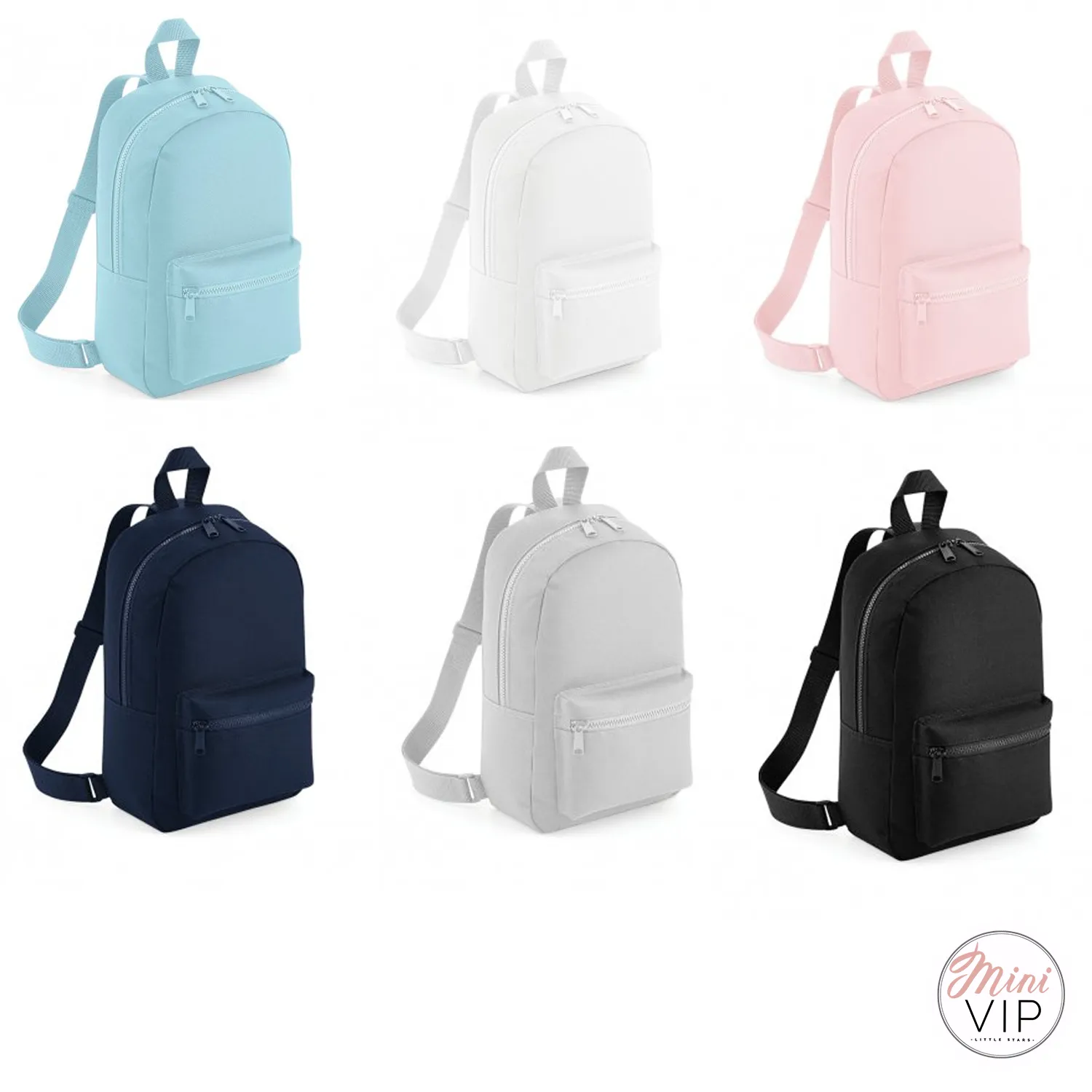 Personalised Block Name Mini Back Pack - other bag colour options