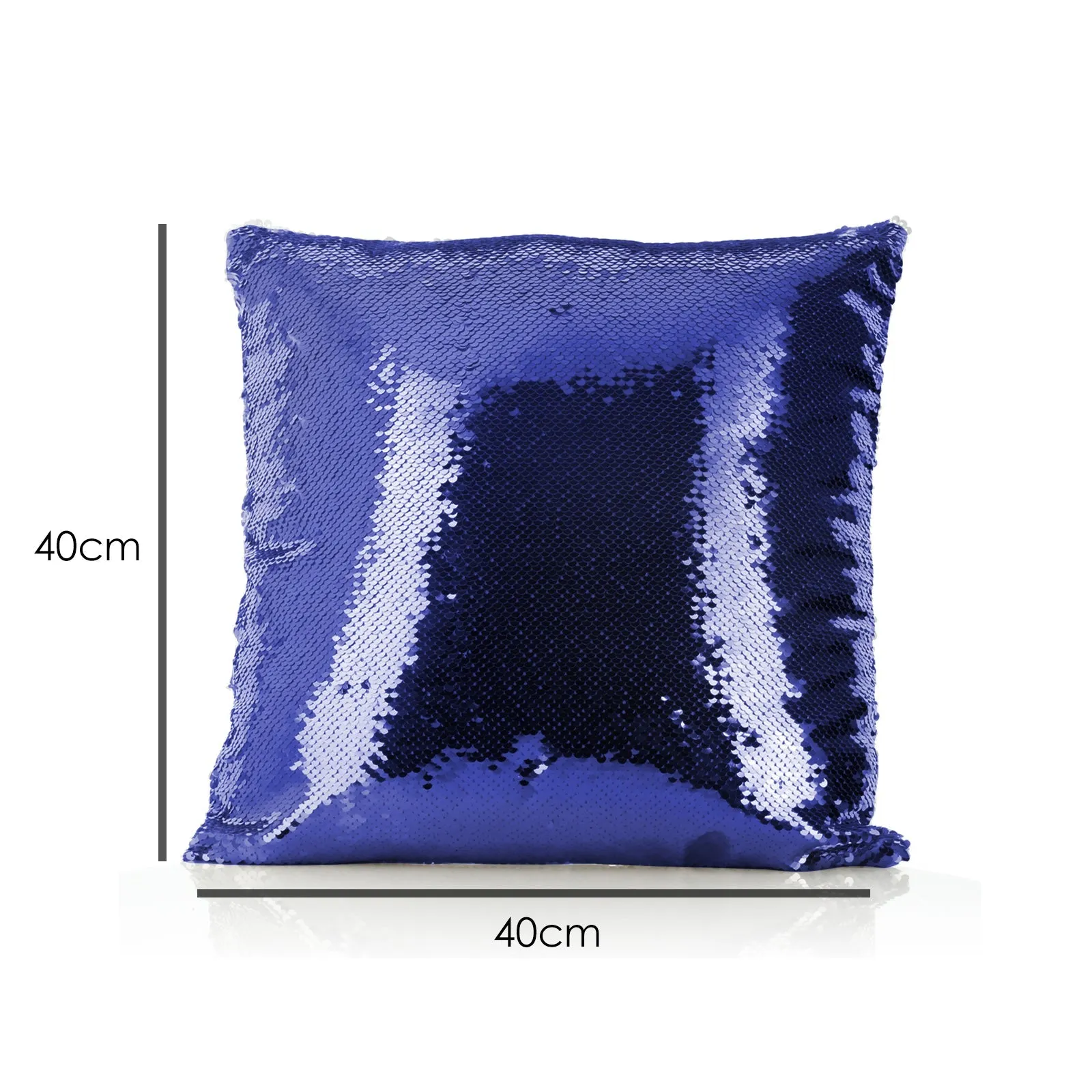 Personalised Sequin Cushion with Lion Cub Olive Branch and Cute Text